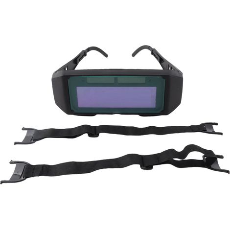 Ortviai Lunettes de soudage automatiques avec écran assombri solaire, protection UV/IR, niveaux 9-13, lentille PC anti-rayures