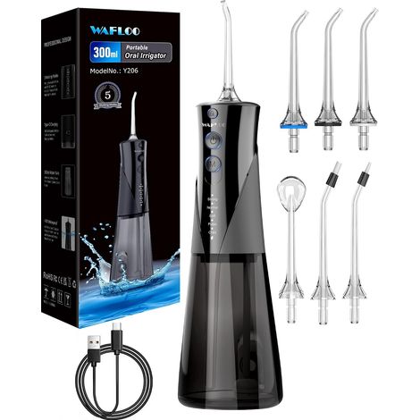 Hydropulseur Dentaire Sans Fil Rechargeable pour Domicile et Voyage (1/5)