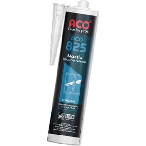 Maillestore – Colle mastic silicone neutre pour fixation pics anti-pigeons – 10 à 15ml de pics collés – Facile à installer – Tube de 300ml