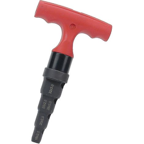 Outil de chanfreinage de jantes automobiles 16/20/25/32 mm, acier inoxydable permanent, outil manuel compatible avec l'ébavurage de tuyaux (1/5)
