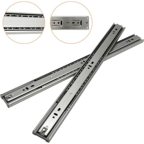 SWANEW Guide per cassetti da 45 mm Guide telescopiche ad estrazione totale da 500 mm 2 pz (1/5)