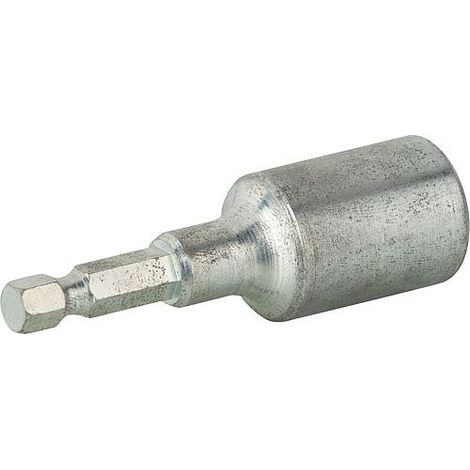 Porte-embout avec douille 1/4", M6