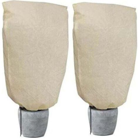 Bâche de protection pour plantes , bâche d'hiver économique, grande capacité (lot de 2) - 100 x 80 cm (1/4)