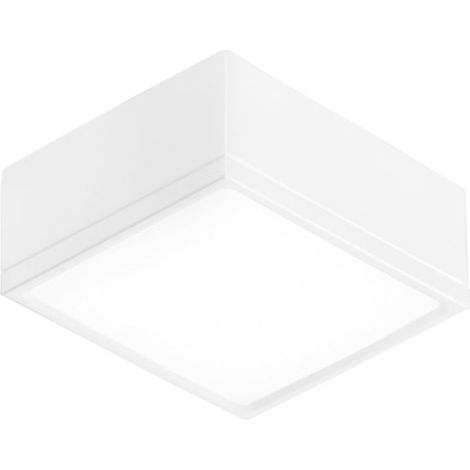 "Plafoniera LED KLIO quadrata bianca 16W luce naturale 11 cm."