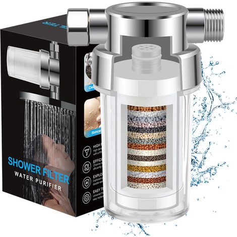 Filtre de douche transparent en coton PP (1/5)