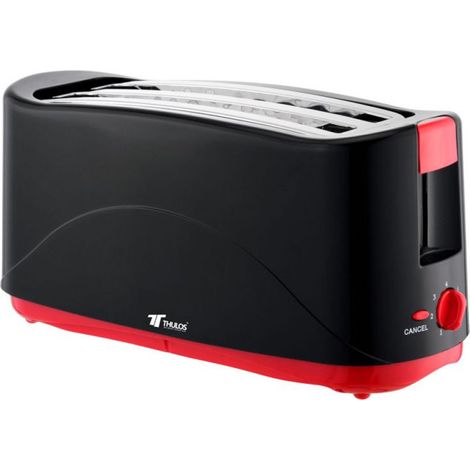 Tostadora de Pan 1300W  Tostador 2 Rebanadas Largas  Tostador con Bandeja Recogemigas  Tostadora con 7 Niveles de Calor (1/5)