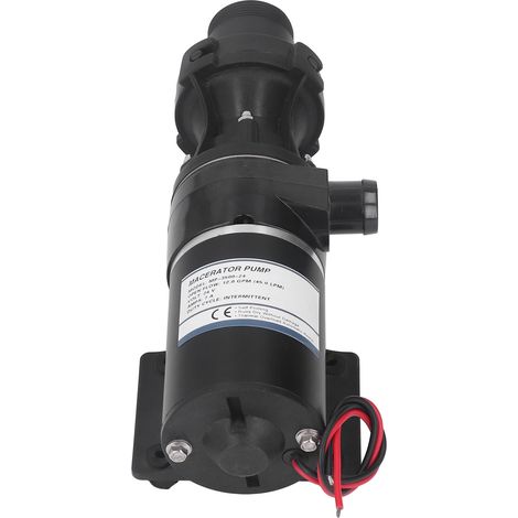 Abwasserpumpe, Wohnmobil-Abwasserpumpe, selbstansaugend, geräuscharm für Boote, Wohnmobiltoiletten, Landwirtschaft, 24 V DC (1/5)