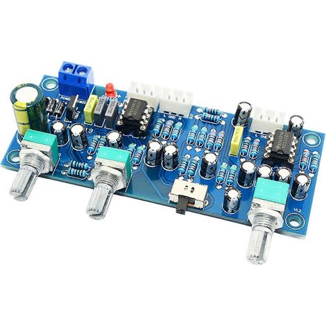 2.1 Carte de préampli de subwoofer Chl Carte d’amplificateur préamplificateur de filtre passe-bas Ne5532 Filtre passe-bas P (1/5)