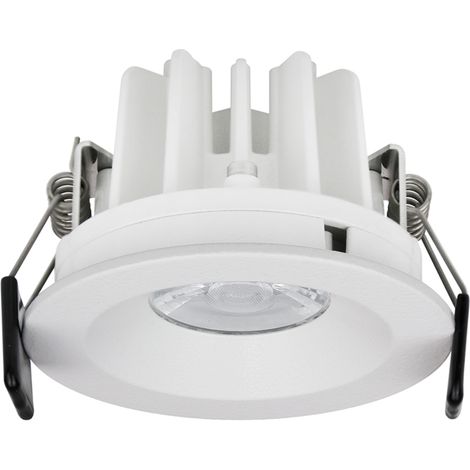 Plafonnier encastré ATIC IP65 LED COB 9W 1940lm(1045lm) CRI80 3000K 38º Blanc (1/3)