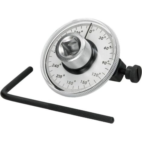 Clé Dynamométrique - 1/2 Pouces - Avec Indicateur de Couple et Goniomètre Intégré - Pour Réglage Précis du Couple et de l'Angle - Garage Automobile - 1 Pièce (1/5)