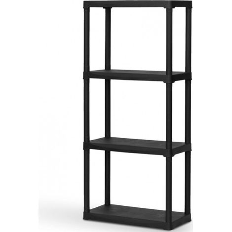 Étagère modulaire avec 4 étagères en Plastique 60 x 30 x 133 cm. (1/5)