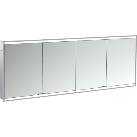 emco prime 2 Armario con espejo iluminado, 1800 mm, 4 puertas,