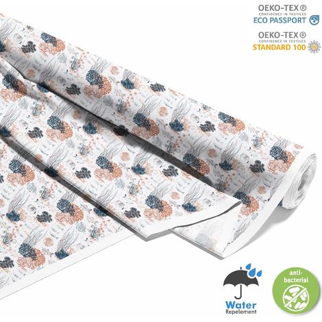TESSUTI DECORATIVI PER ESTERNI OXFORD - Motivo Pesce Barriera Corallina 2 I DX309 (1/5)