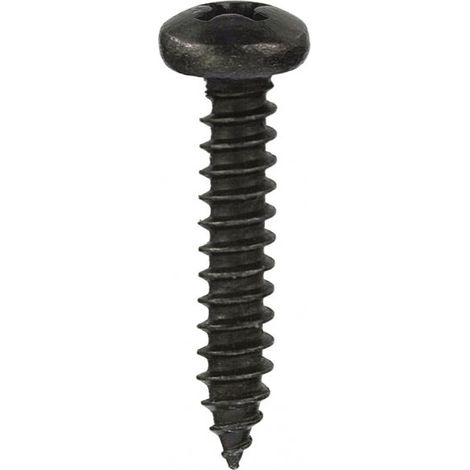 CONNEX - VITI AUTOFILETTANTI TESTA CILINDRICA NERE - PZ.18 - 4,8X19 MM.