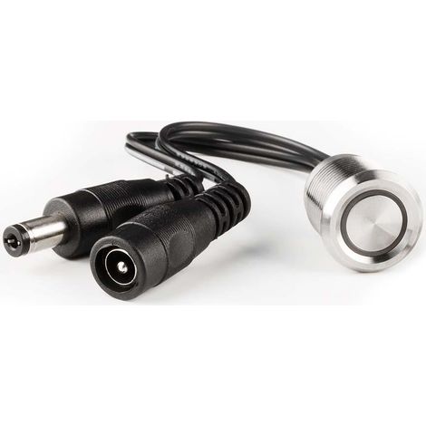 Touch Einbaudimmer rund 12V/24V Ø16x19mm Blue LED (1/2)