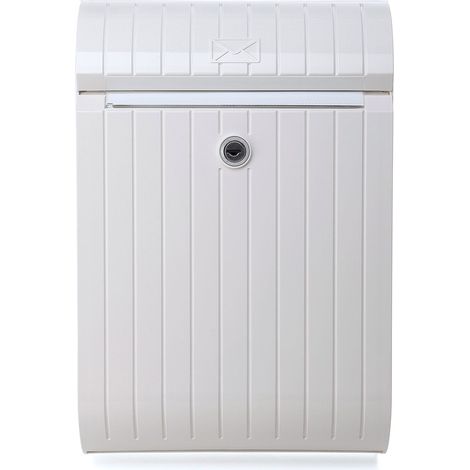 Tatay 0044007 - Cassetta Della Posta, Colore Bianco, 25.2 x 11.0 x 37.7 cm (1/2)