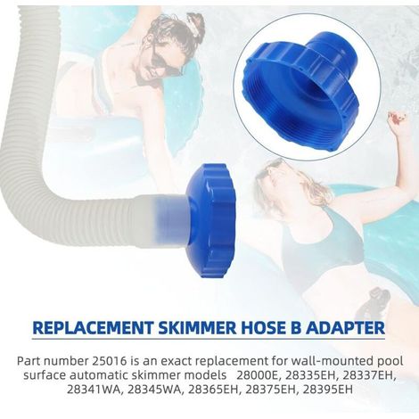 Intex Pool Fittings Adapter Typ B (Modell 11238) Wasserdichte Schnellkupplung für Saugschlauch von Aufstellpools Ersatz-/Upgrade-Zubehör (1/5)