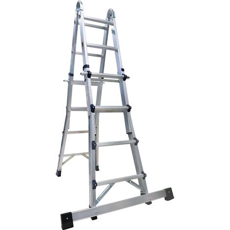 ÉCHELLE MULTIFONCTION ALUMINIUM - 2,1-4,15CM