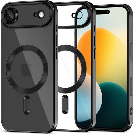 Custodia Tech-Protect MagFlex MagSafe per iPhone 17 Air - Nero trasparente (1/5)