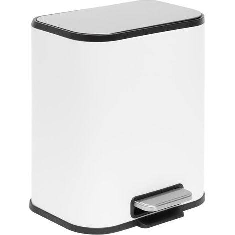 Swiss Aqua Technologies da Siko Pedal bin 5L 29,1 x 24 x 19,4cm, bianco (SATDKOSO5B)