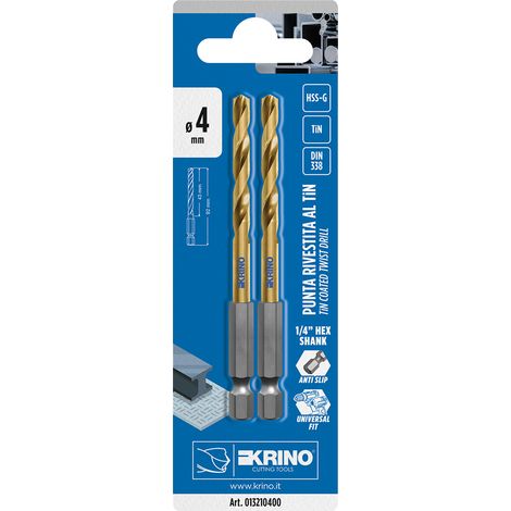 PUNTA RETTIFICATA RIVESTITA AL TITANIO Ø 4 x L.92 mm - cf. da 2 pezzi