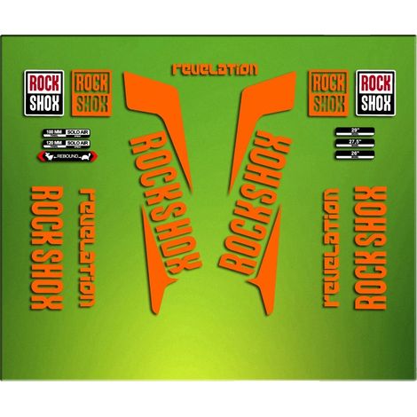 Pegatinas, vinilo de primera calidad, diseños personalizables, color naranja. (1/2)