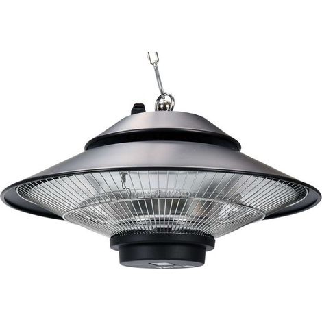 Chauffage infrarouge, chauffage de terrasse 1500W avec télécommande (1/2)
