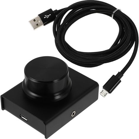 Télécommande de Volume USB avec Bouton Muet et Contrôle Multimédia pour Pc, Matériau Fer et Caoutchouc, pour Écouter Musique et Regarder des Vidéos (1/5)