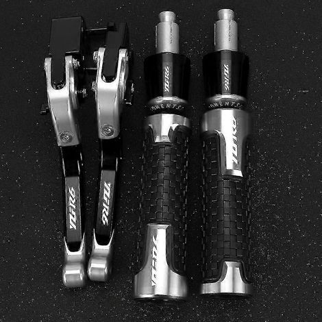 Leviers de frein et d'embrayage réglables et poignées de guidon compatibles avec les motos Yamaha YZF-R6 (2005-2016, 2015, 2014, 2013, 2012, 2011). (1/3)