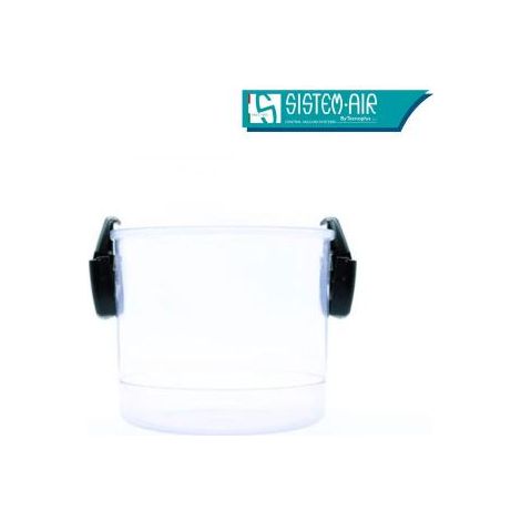 Bac à poussières transparent pour centrales d'aspiration Sistem Air Visual 250 et Visual 350, Sistem Air 9900.088