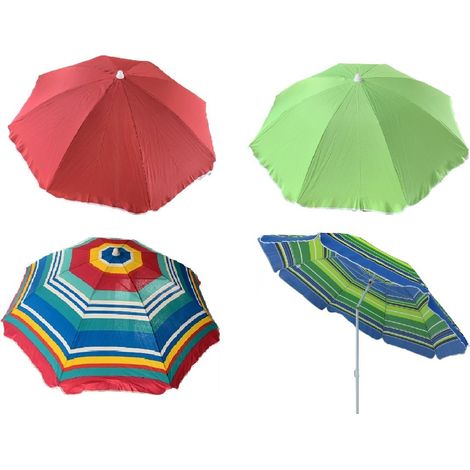 Ombrellone Poly 180cm in metallo con snodo (1/5)
