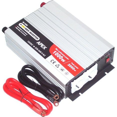 Spannungswandler 12V 1000W 2000W Stromwandler Solar Hi Wechselrichter (1/5)