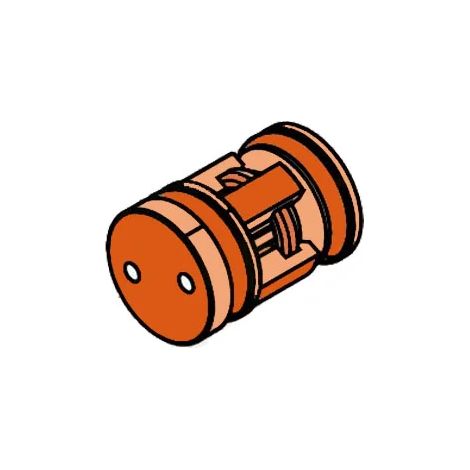 Zamak-Absperrventil FAAC Ersatzteil 4404085 Packung mit 10 Stück (1/3)