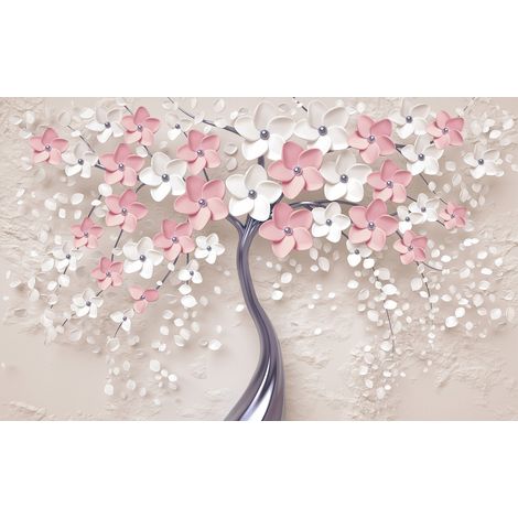 Papier peint panoramique - Fleurs - 130 cm x 81 cm (1/2)