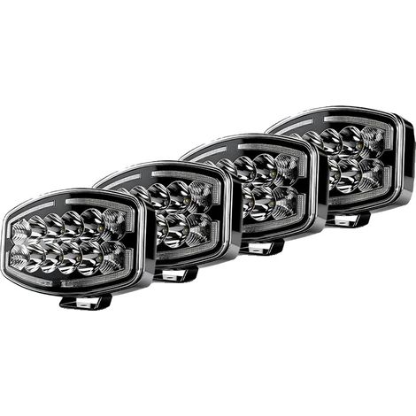 Luz de trabajo, opciones de iluminación mixta, diseño impermeable, 4 unidades de 10 pulgadas. (1/2)