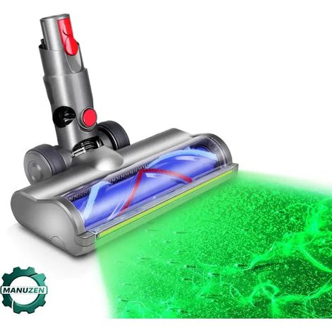 Manuzen Tête D'Aspirateur Pour V7 V8 V10 V11 V15 Avec Phare LED Vert