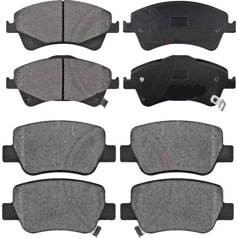 KIT PASTIGLIE FRENO ANTERIORI E POSTERIORI compatibile con TOYOTA COROLLA TRE VOLUMI (E21) / PASTIGLIE FRENANTI AUTO OEM P 83 177,P 83 178  P 83 182 / SOSTITUZIONE DIRETTA / BASSA POLVERE / SILENZIOSO