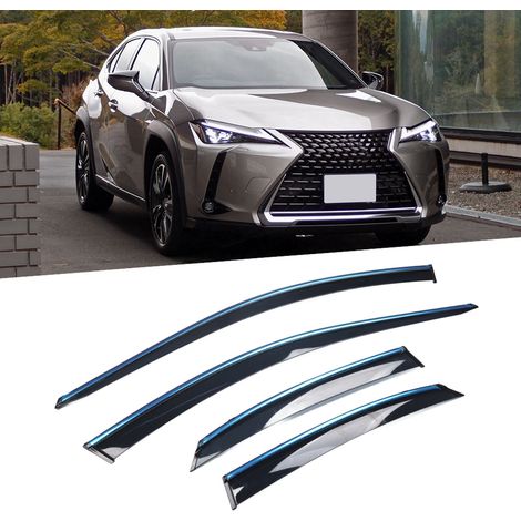Pare-soleil de vitre voiture 4 pièces déflecteurs pluie vent protecteur UV pour UX200 UX250h 2019 et après (1/5)