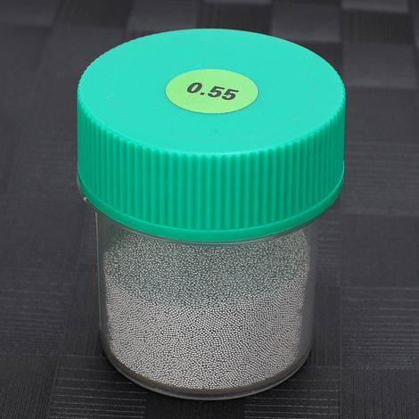 Billes de soudure sans plomb BGA 0,55 mm, bouteille de 25 W (1/5)