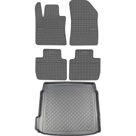 Peugeot 508 II Estate desde junio de 2019. Juego de alfombrillas de goma para coche + alfombrilla para maletero. (1/5)