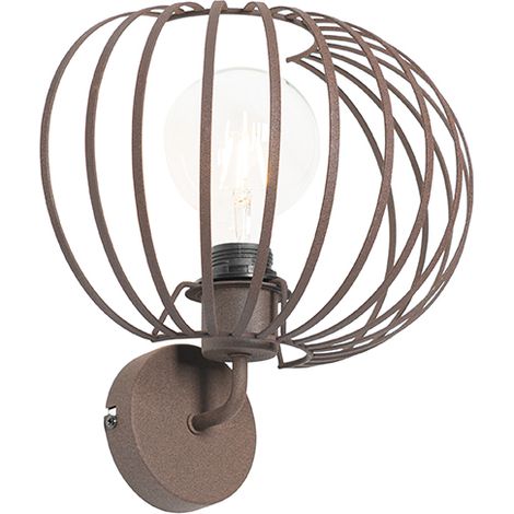 Design Wandleuchte rostbraun 30 cm - Johanna