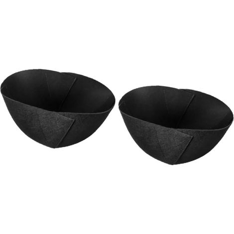 Doublure pour panier de pots de fleurs, 2 pièces, semi-circulaire, diamètre (1/5)