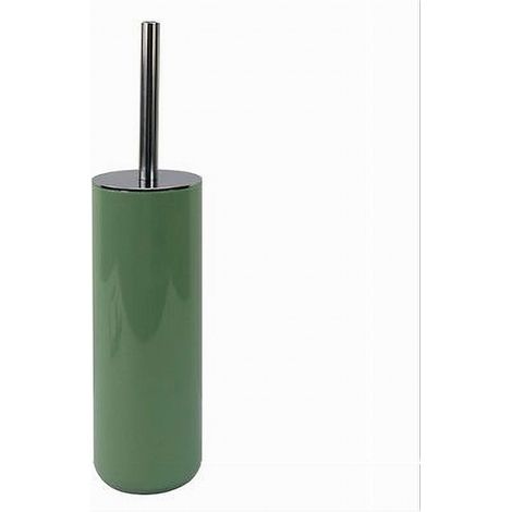 Portascopino Porta Scopino Con Scopettino Wc Bagno Toilette Verde Silver 79878 (1/3)