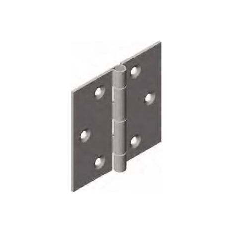 Starkes Scharnier 1004 MONIN Stahl gebeizt - 60 x 60 mm - 424330