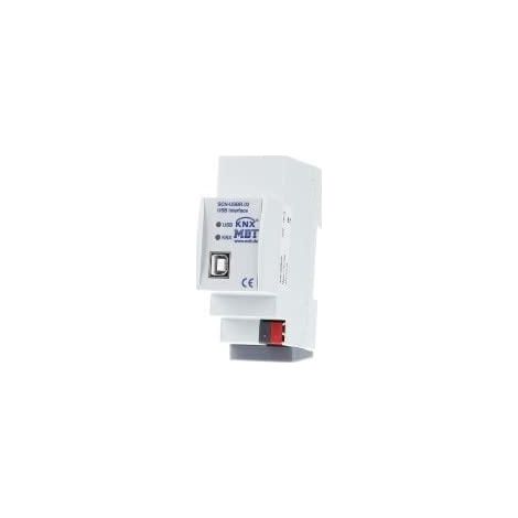 MDT SCN-USBR.02 Interfaz USB KNX negra 2TE con actualización