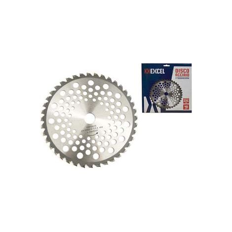 DISCO AL WIDIA PER DECESPUGLIATORE A 40 DENTI  ø mm.230    EXCEL