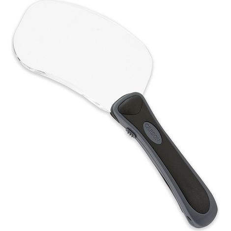 Carson 2 x Rettangolare Rimfree LED illuminato lente d' ingrandimento con custodia morbida (RM-77) (1/4)
