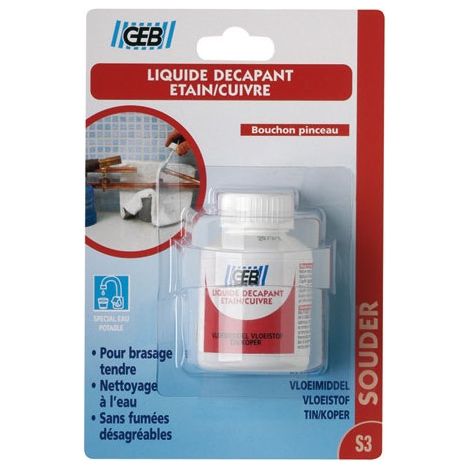 Geb Decapante líquido para soldadura de estaño 50 ml