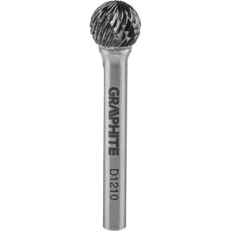 Fresa Graphite type d carburo 12 mm 10 mm (1/4)