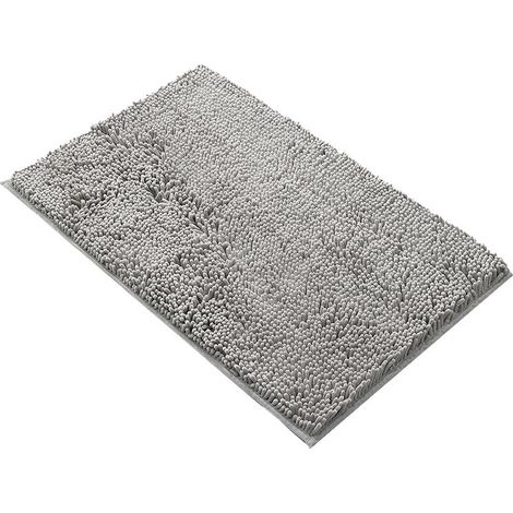 Tapis absorbants et antidérapants pour la maison, tapis d'entrée, tapis de salle de bain, de cuisine, de chambre et de couloir en chenille, pour enlever la poussière (1/3)